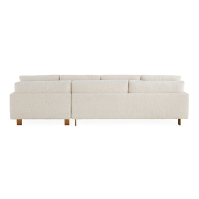 Jonathan Adler Bouclé-Ecksofa Malibu mit Lounge rechts | Cirrus Powder