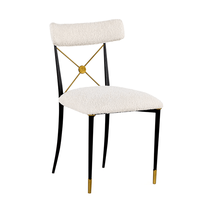 Jonathan Adler Bouclé-Esszimmerstuhl Rider | Olympus Oatmeal