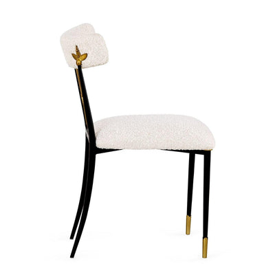 Jonathan Adler Bouclé-Esszimmerstuhl Rider | Olympus Oatmeal