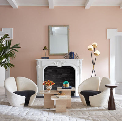 Jonathan Adler Bouclé Lounge-Chair Sessel Marais | Olympus Ivory