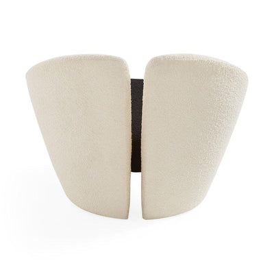 Jonathan Adler Bouclé Lounge-Chair Sessel Marais | Olympus Ivory