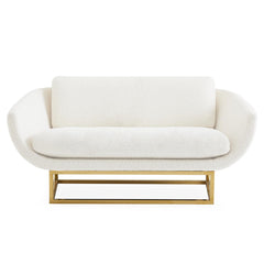 Jonathan Adler Canapé-Lounge En Bouclé Beaumont | Olympus Oatmeal