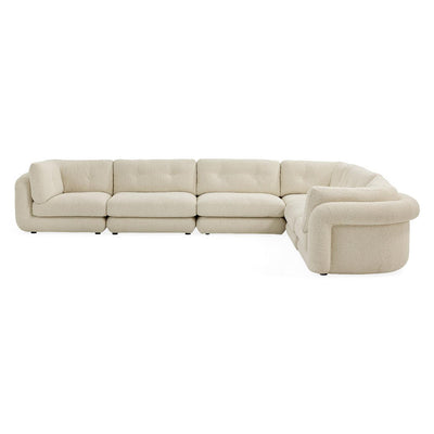 Jonathan Adler Bouclé-Modulsofa Pompidou 6-Sitzer | Olympus Oatmeal