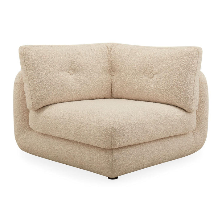 Jonathan Adler Bouclé-Modulsofa Pompidou 6-Sitzer | Olympus Oatmeal