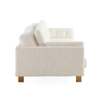 Jonathan Adler Bouclé-Sofa Malibu | Cirrus Powder