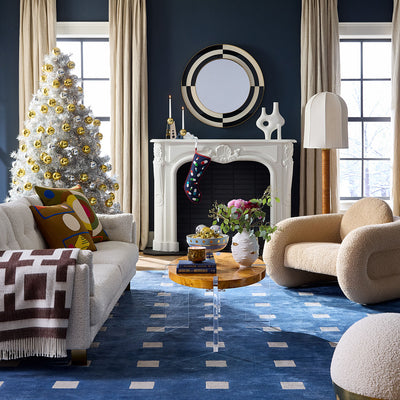 Jonathan Adler Bouclé-Sofa Malibu | Cirrus Powder