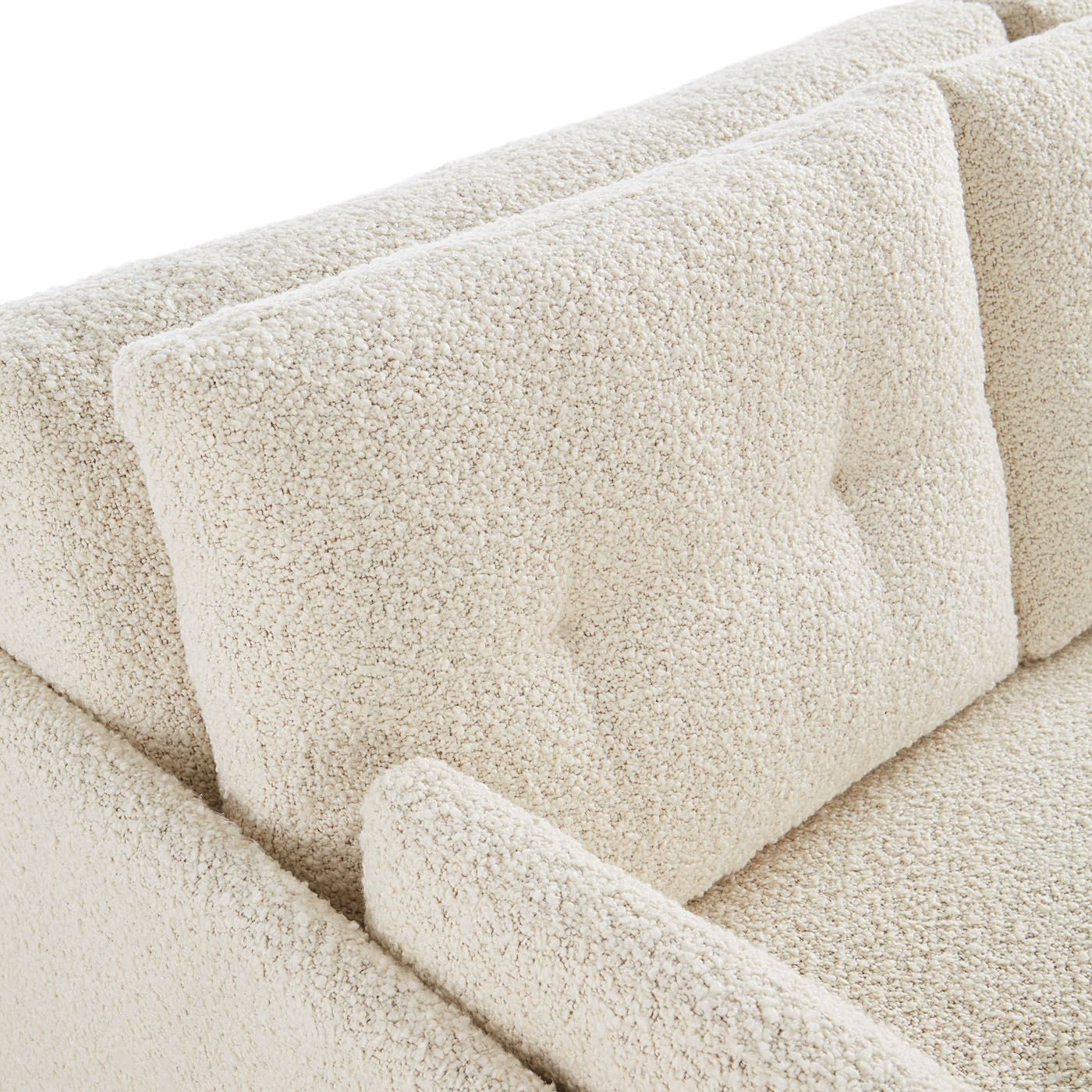 Jonathan Adler Bouclé-Sofa Malibu | Cirrus Powder