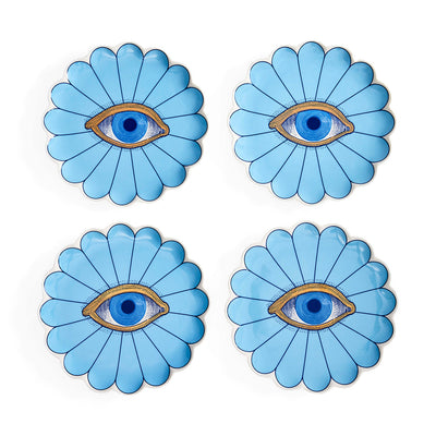 Jonathan Adler Canapé Dessert Teller Set Fleur | 4-teilig