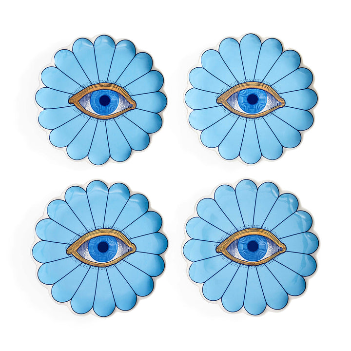 Jonathan Adler Canapé Dessert Teller Set Fleur | 4-teilig