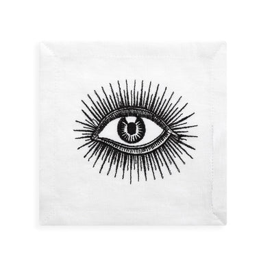 Jonathan Adler Cocktail-Stoffservietten Eyes 4-teilig