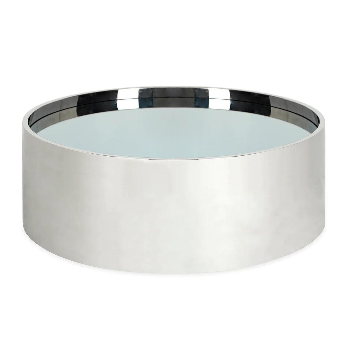 Jonathan Adler Coffee Table Alphaville Silber | ø 98 cm