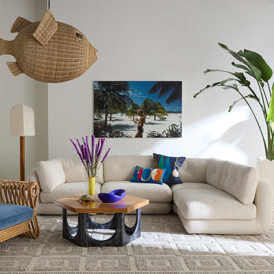 Jonathan Adler Couchtisch Coliseum aus Kork