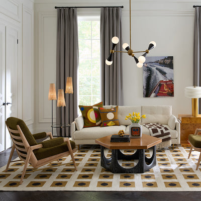 Jonathan Adler Couchtisch Coliseum aus Kork