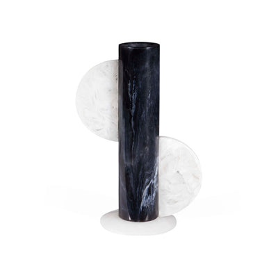 Jonathan Adler Cylinder Vase Mustique | Schwarz & Weiß