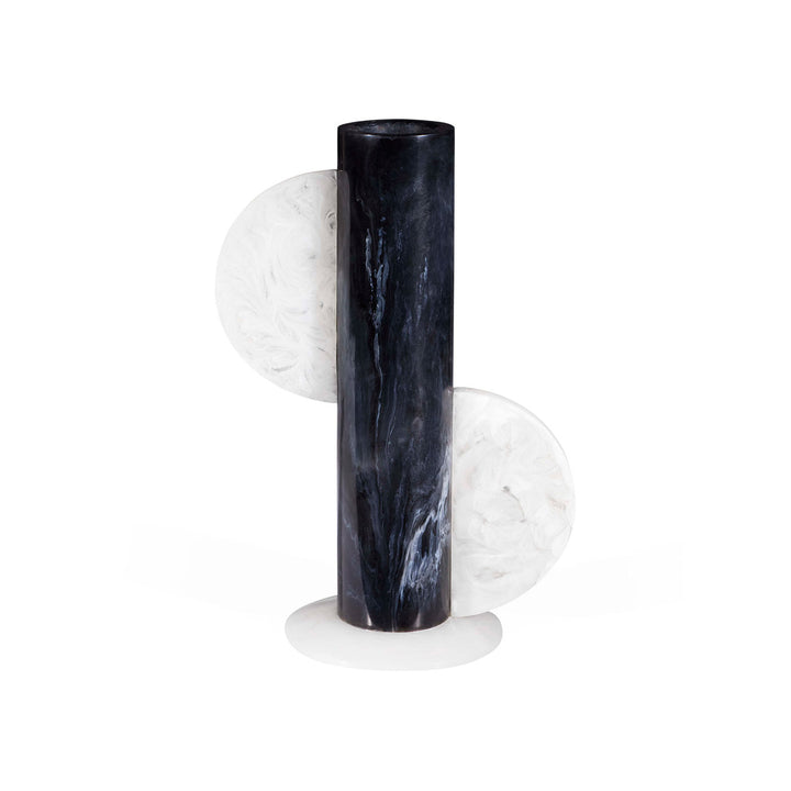 Jonathan Adler Cylinder Vase Mustique | Schwarz & Weiß