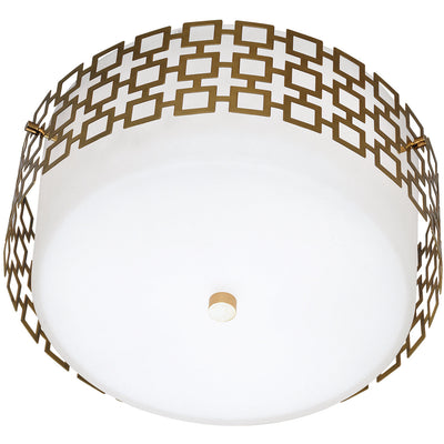 Jonathan Adler Deckenleuchte Parker Flush Mount | Antik Gold