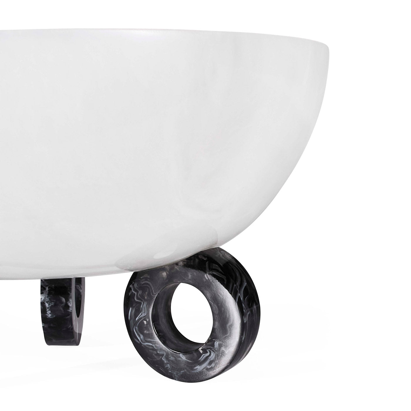 Jonathan Adler Dekoschale Mustique Disc Bowl | Schwarz & Weiß