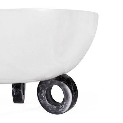 Jonathan Adler Dekoschale Mustique Disc Bowl | Schwarz & Weiß