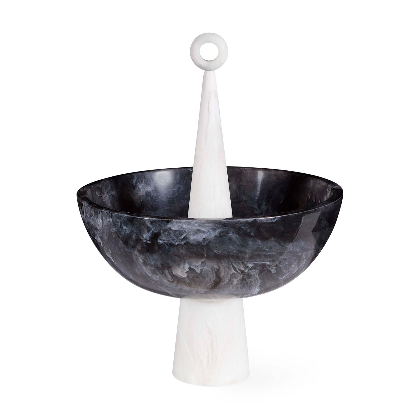 Jonathan Adler Dekoschale Mustique Finial Bowl | Schwarz & Weiß