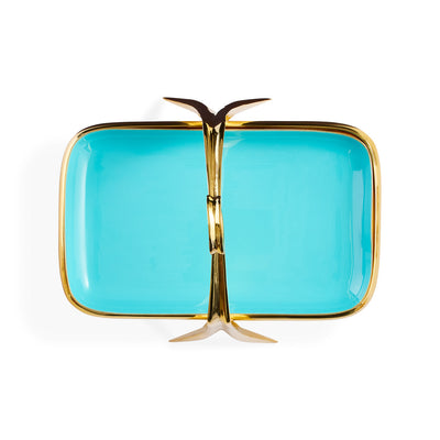 Jonathan Adler Dekoschale Oscar Bon Bon Tray | Aqua