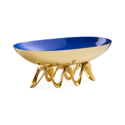 Jonathan Adler Dekoschale Oscar Long Bowl | Cobalt
