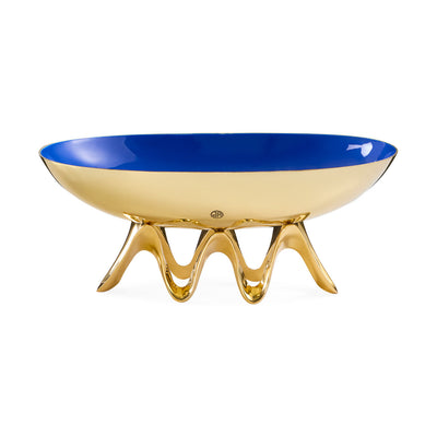 Jonathan Adler Dekoschale Oscar Long Bowl | Cobalt