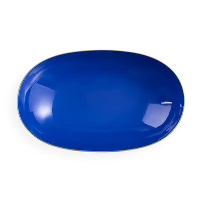 Jonathan Adler Dekoschale Oscar Long Bowl | Cobalt