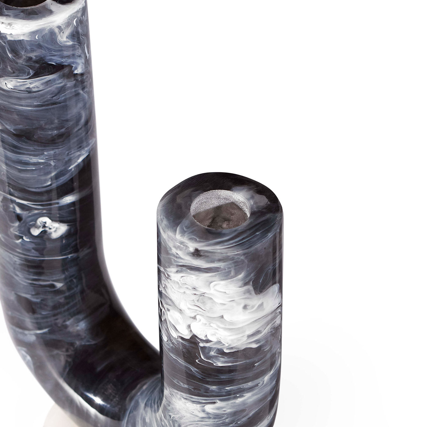 Jonathan Adler Double Tube Vase Mustique | Schwarz & Weiß