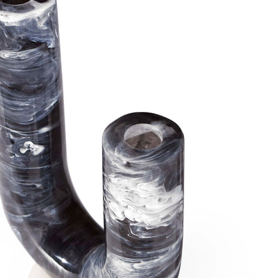Jonathan Adler Double Tube Vase Mustique | Schwarz & Weiß