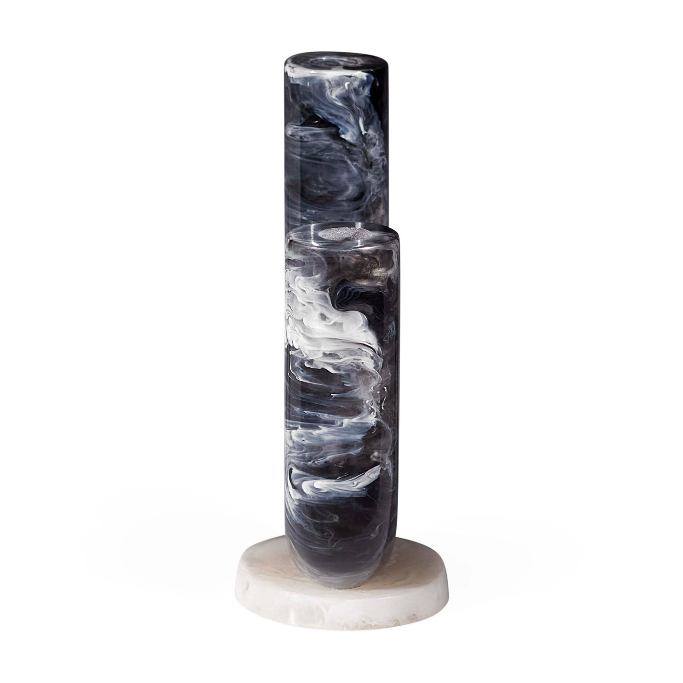 Jonathan Adler Double Tube Vase Mustique | Schwarz & Weiß