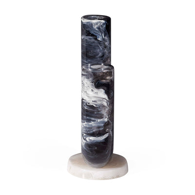 Jonathan Adler Double Tube Vase Mustique | Schwarz & Weiß
