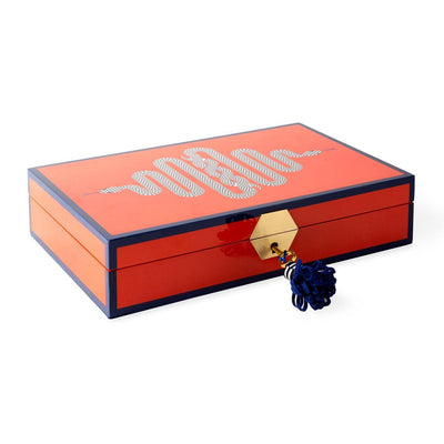 Jonathan Adler Eden Lacquer Schmuckkästchen | Orange