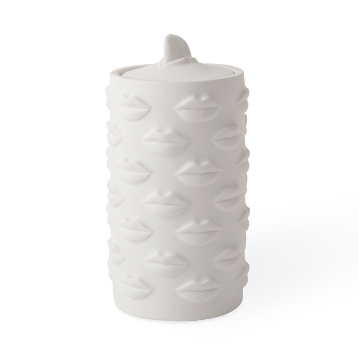Jonathan Adler Gala Cookie Jar Keksdose aus Porzellan | Mattweiß