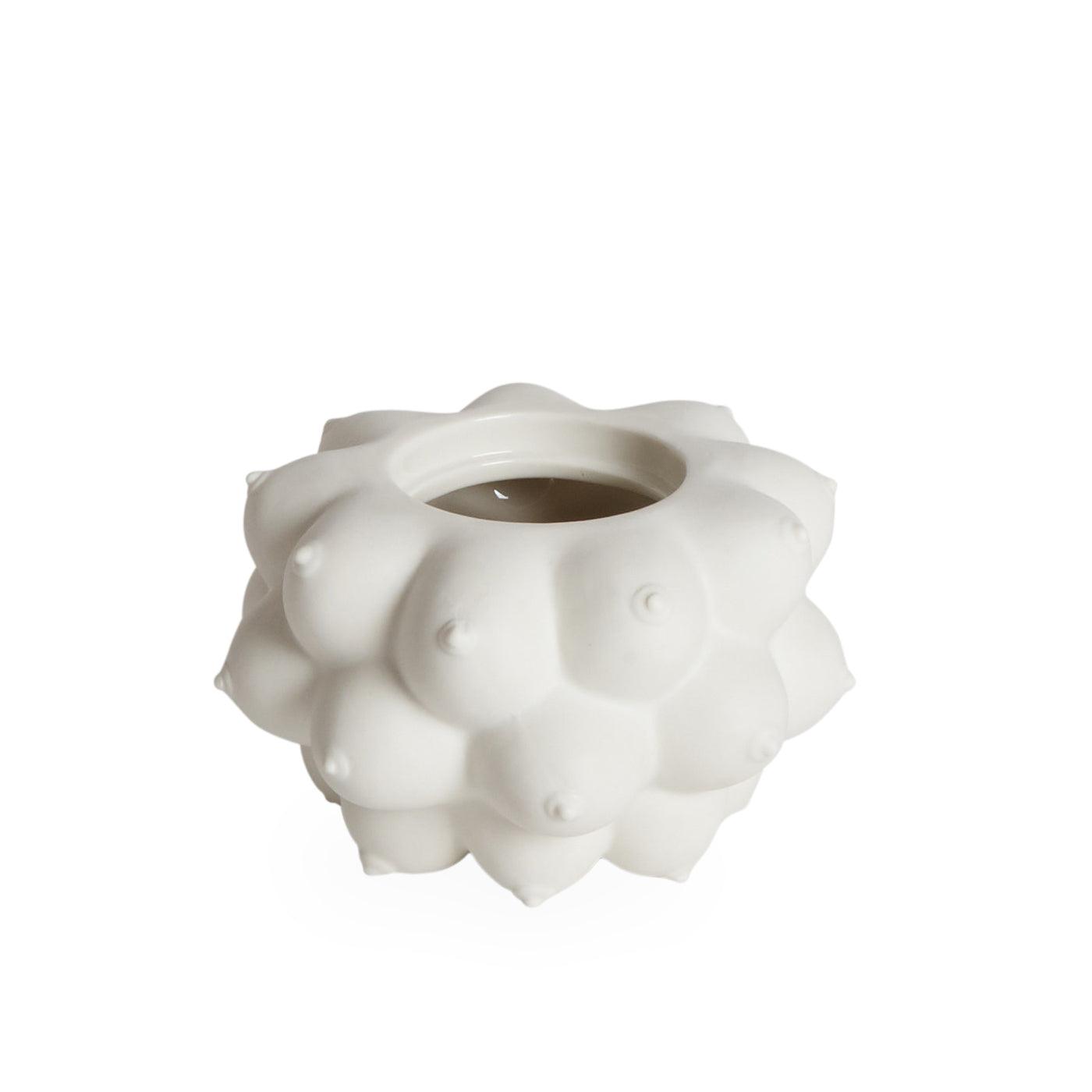 Jonathan Adler Georgia Orb Aufbewahrungsdose | Mattweiß