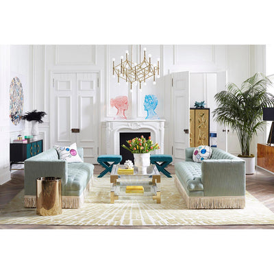 Jonathan Adler Georgia Orb Aufbewahrungsdose | Mattweiß