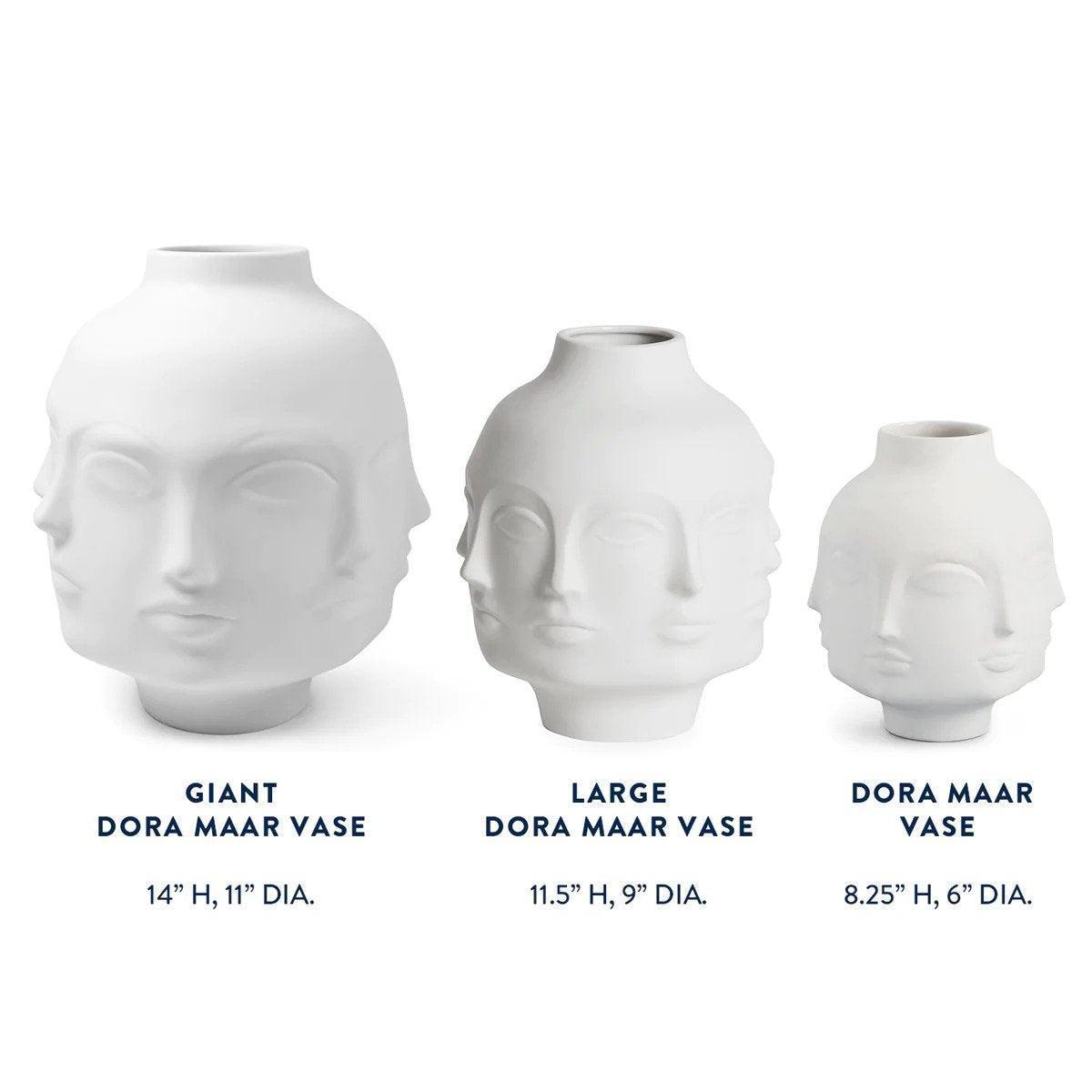 Jonathan Adler Giant Vase Dora Maar | Mattweiß