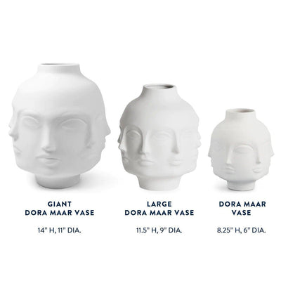 Jonathan Adler Giant Vase Dora Maar | Mattweiß