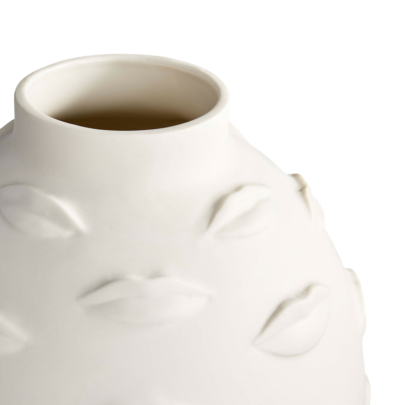 Jonathan Adler Giant Vase Gala Round | Mattweiß