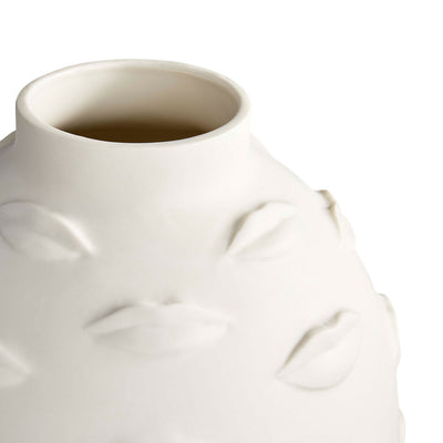 Jonathan Adler Giant Vase Gala Round | Mattweiß