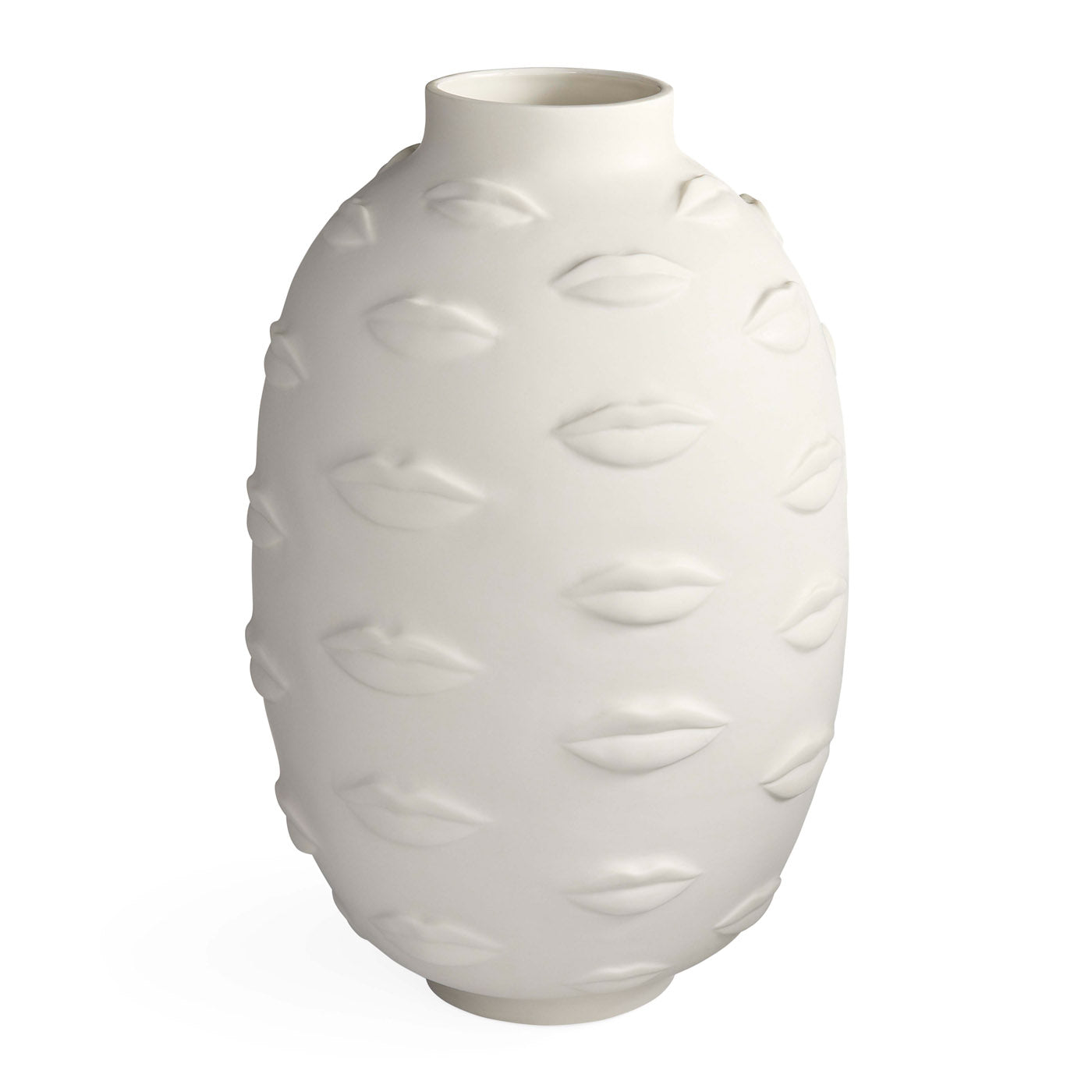 Jonathan Adler Giant Vase Gala Round | Mattweiß