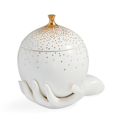 Jonathan Adler Gilded Eve Aufbewahrungsdose | Gold Glänzend
