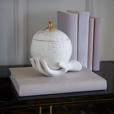 Jonathan Adler Gilded Eve Aufbewahrungsdose | Gold Glänzend