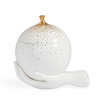 Jonathan Adler Gilded Eve Aufbewahrungsdose | Gold Glänzend