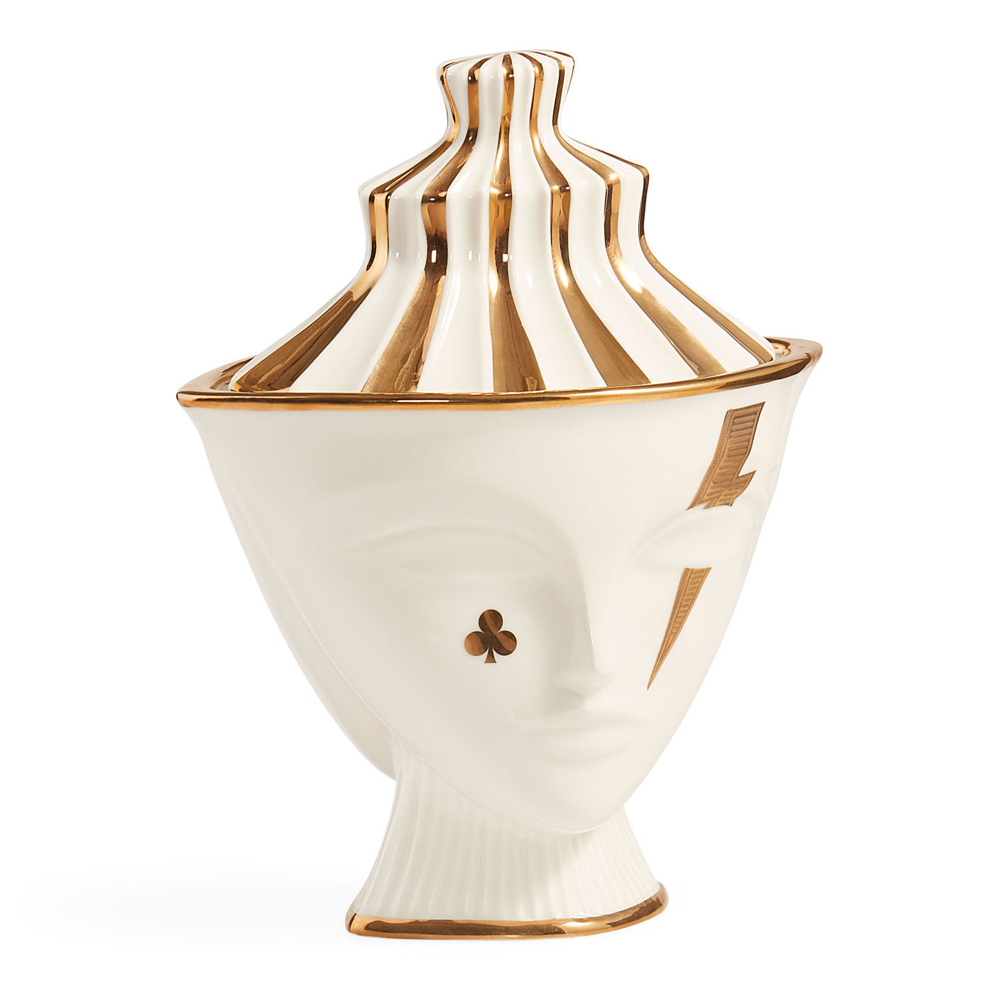 Jonathan Adler Gilded Giuliette Aufbewahrungsdose | Gold Glänzend