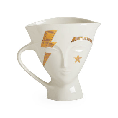 Jonathan Adler Gilded Krug Pitcher Giuliette | Gold-Glänzend