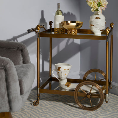 Jonathan Adler Gilded Krug Pitcher Giuliette | Gold-Glänzend