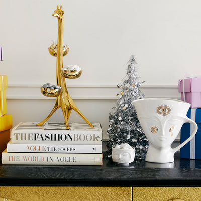 Jonathan Adler Gilded Krug Pitcher Giuliette | Gold-Glänzend