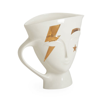 Jonathan Adler Gilded Krug Pitcher Giuliette | Gold-Glänzend