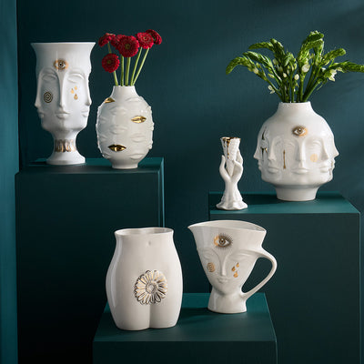 Jonathan Adler Gilded Krug Pitcher Giuliette | Gold-Glänzend