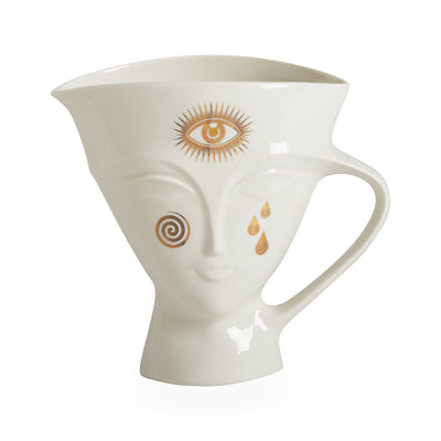 Jonathan Adler Gilded Krug Pitcher Giuliette | Gold-Glänzend